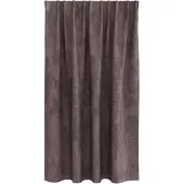 vidaXL Rideaux en velours avec tringles 2 pièces Marron 140 x 140 cm Velours