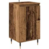vidaXL , meuble de rangement, 2 pièces, bois d'œuvre, 40 x 35 x 70 cm, composé de bois et de métal