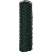 vidaXL Clôture Hexagonale Verte 0,6 x 10 m PVC