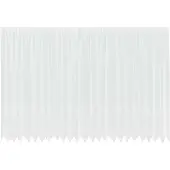 vidaXL Rideaux avec des rideaux Blanc 500x100cm Polyester