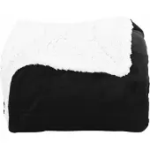 vidaXL Jeté Noir 240 x 270 cm Toison