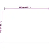 vidaXL Tapis en Peau de Mouton Synthétique Beige 140 x 200 cm