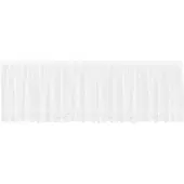 vidaXL Rideau En Dentelle Blanc 500 X 120 Cm Polyester