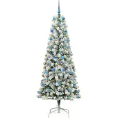 vidaXL Sapin de Noël Artificiel à Branches Articulées 210 cm PVC
