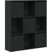 vidaXL Bibliothèque chêne noir 89x24x101,5 cm bois d'ingénierie