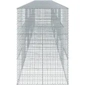 vidaXL Gabion avec couvercle 1000x100x150 cm Fer galvanisé