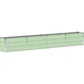 vidaXL Jardinière Vert 320 X 40 X 45 Cm Acier