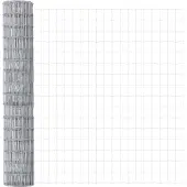 vidaXL Clôture Euro Argent 1.6 x 10 m