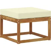 vidaXL Pouf d'Extérieur Bois d'Acacia Massif Naturel