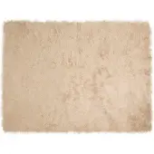 vidaXL Tapis en Peau de Mouton Synthétique Beige 240 x 340 cm