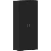 vidaXL Cabinet à chaussures Noir 80 x 39 x 180 cm Bois d'ingénierie