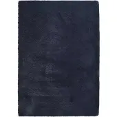 vidaXL Tapis shaggy à poils longs NAVARRA bleu marine 240x340 cm