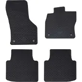 vidaXL , tapis de sol avant pour voiture, 4 pièces, compatibles avec VW Arteon (2017-), modèle 4 portes, en caoutchouc