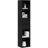 vidaXL Bibliothèque Chêne noir 36 x 30 x 171 cm Bois d'ingénierie
