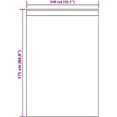 vidaXL Rideaux occultants 2 pcs gris foncé 140 x 175 cm velours