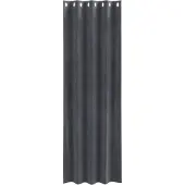vidaXL Rideaux occultants 2 pcs gris clair 140 x 245 cm velours