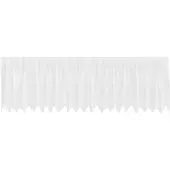 vidaXL Rideau en Dentelle Floral Blanc 120 x 500 cm Polyester