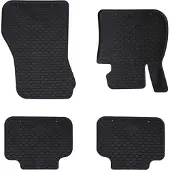vidaXL Tapis De Voiture 4 Pcs Noir Tpe
