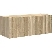 vidaXL Ensemble de meubles TV Fixé au mur 3 pcs Chêne Sonoma Bois composite
