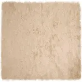 vidaXL Tapis en Peau de Mouton Synthétique Beige 120 x 120 cm