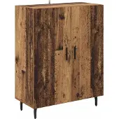 vidaXL Meuble haut, 2 pièces, bois d'œuvre, 69,5 x 34 x 180 cm, matériau de bois