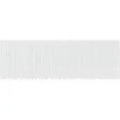 vidaXL Rideau en Dentelle Floral Blanc 245 x 1200 cm Polyester
