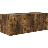 vidaXL Ensemble de meubles TV 2 pcs Chêne fumé Bois composite