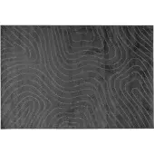 vidaXL Tapis de salon PALMERAS Anthracite 170 x 120 cm Polyester