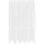 vidaXL Rideau en Dentelle Floral Blanc 180 x 150 cm Polyester