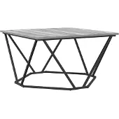 vidaXL Table basse Sonoma Gris 80X80X45 Cm Avec Bois d'Ingénierie Lumarko !