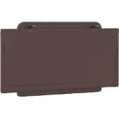 vidaXL Coussin de tête de lit "Zadar" brun 100 cm similicuir