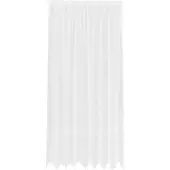 vidaXL Rideau en Dentelle Floral Blanc 280 x 200 cm Polyester