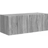 vidaXL Ensemble de meubles TV , 4 pièces, bois aggloméré gris Sonoma
