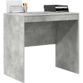 vidaXL Bureau Béton Gris 80 x 50 x 76 cm