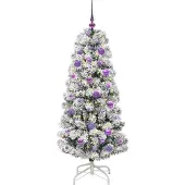vidaXL Sapin de Noël Artificiel à Branches Articulées 150 cm PVC