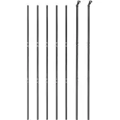 vidaXL Clôture grillagée Anthracite 1,4x10 m Acier galvanisé