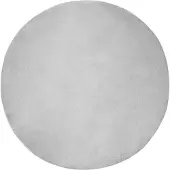 vidaXL Tapis antidérapant en fourrure synthétique Olite Gris Ø 200 cm Polyester