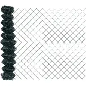 vidaXL Clôture en fil barbelé, 10 x 1,4 m, acier, vert