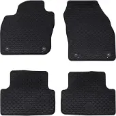 vidaXL Tapis De Voiture 4 Pcs Noir Vw T-Cross Tpe