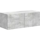 vidaXL Ensemble de meubles TV mural 4 pcs Béton Gris Bois composite