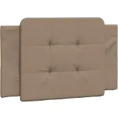 vidaXL Coussin de tête de lit "Zadar" Cappuccino-Brun 90 cm Similicuir