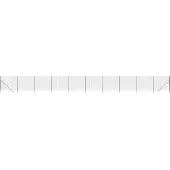 vidaXL Clôture grillagée Anthracite 0,8x25 m Acier galvanisé