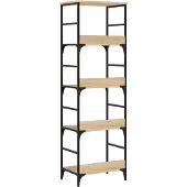 vidaXL Bibliothèque chêne sonoma 50x33x153 cm bois d'ingénierie
