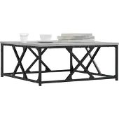 vidaXL Table basse Gris Sonoma 70x70x30 cm Bois composite