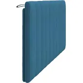 vidaXL Coussin de tête de lit "Hanko" bleu 180 cm velours