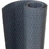 vidaXL Paravent de balcon anthracite 400x90 cm résine tressée