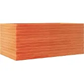 vidaXL Jardinière cire marron 110x60x46 cm bois de pin massif