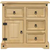 vidaXL Sideboard Corona 80x40x75 cm pin massif