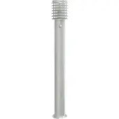 vidaXL Lampe d'allée avec détecteur de mouvement argenté 110 cm acier inoxydable