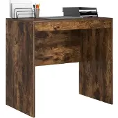 vidaXL Bureau Chêne fumé 80 x 50 x 76 cm